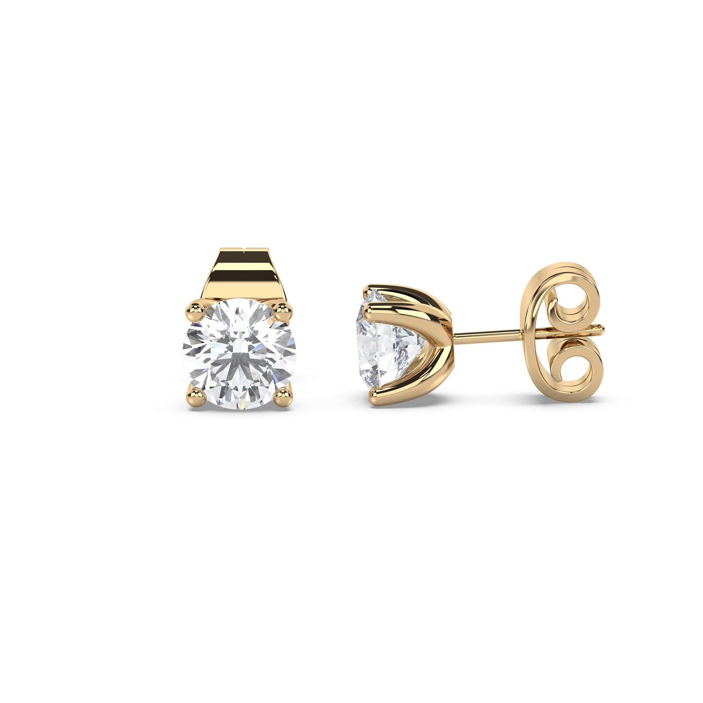 Solitaire Earring Brilliance Round - NT JEWELLERS