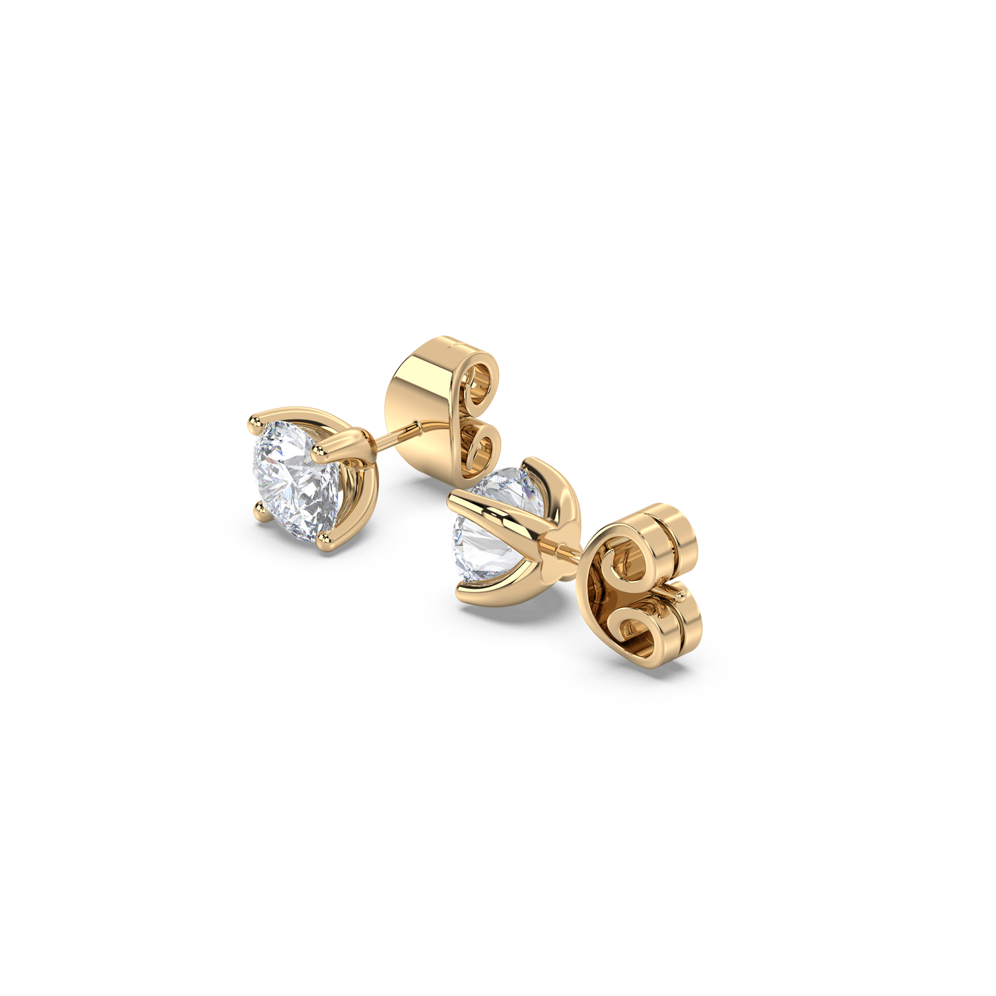 Solitaire Earring Brilliance Round - NT JEWELLERS