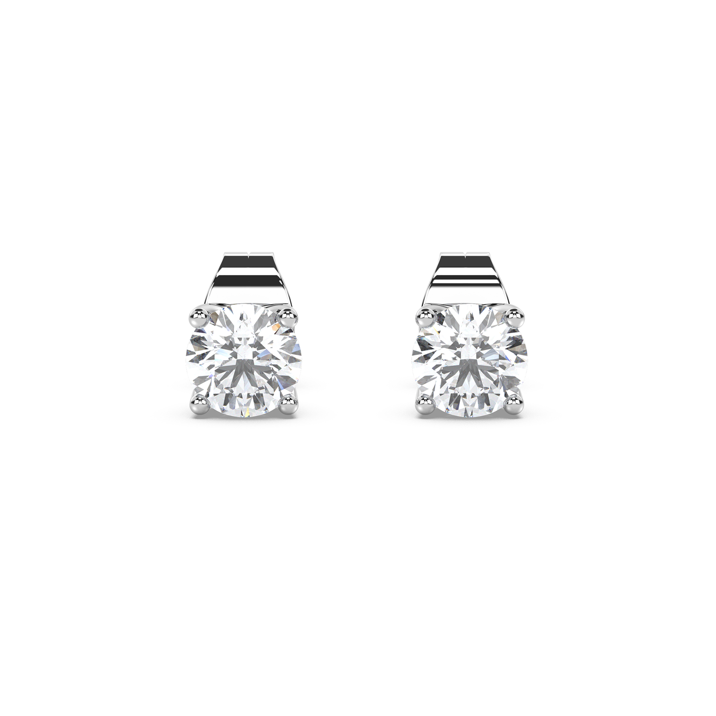 Solitaire Earring Brilliance Round - NT JEWELLERS