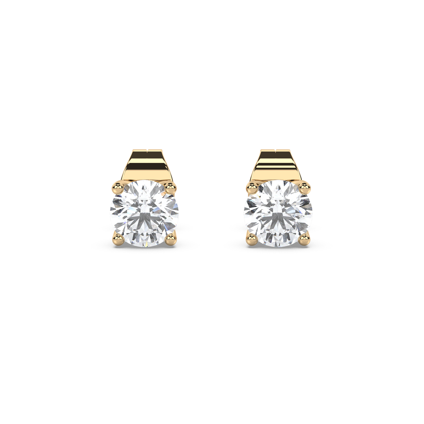 Solitaire Earring Brilliance Round - NT JEWELLERS