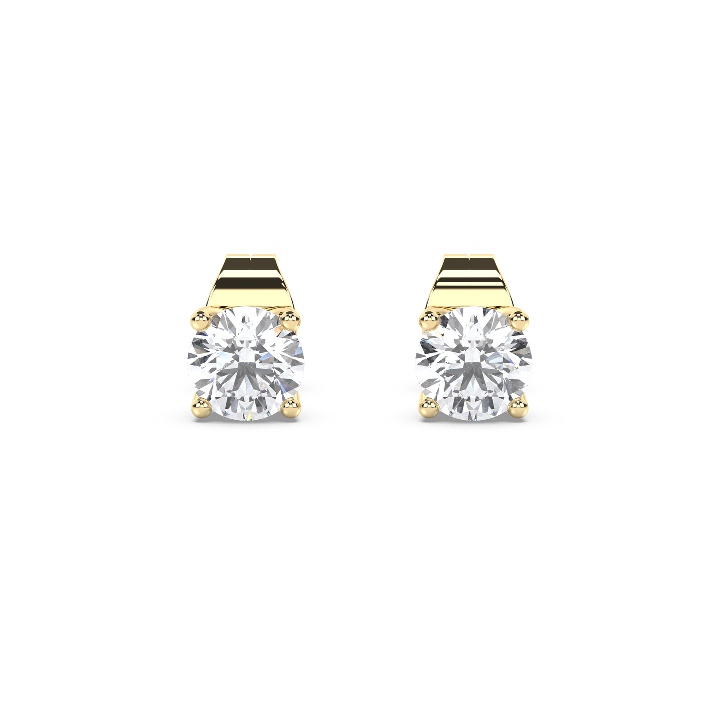 Solitaire Earring Brilliance Round - NT JEWELLERS