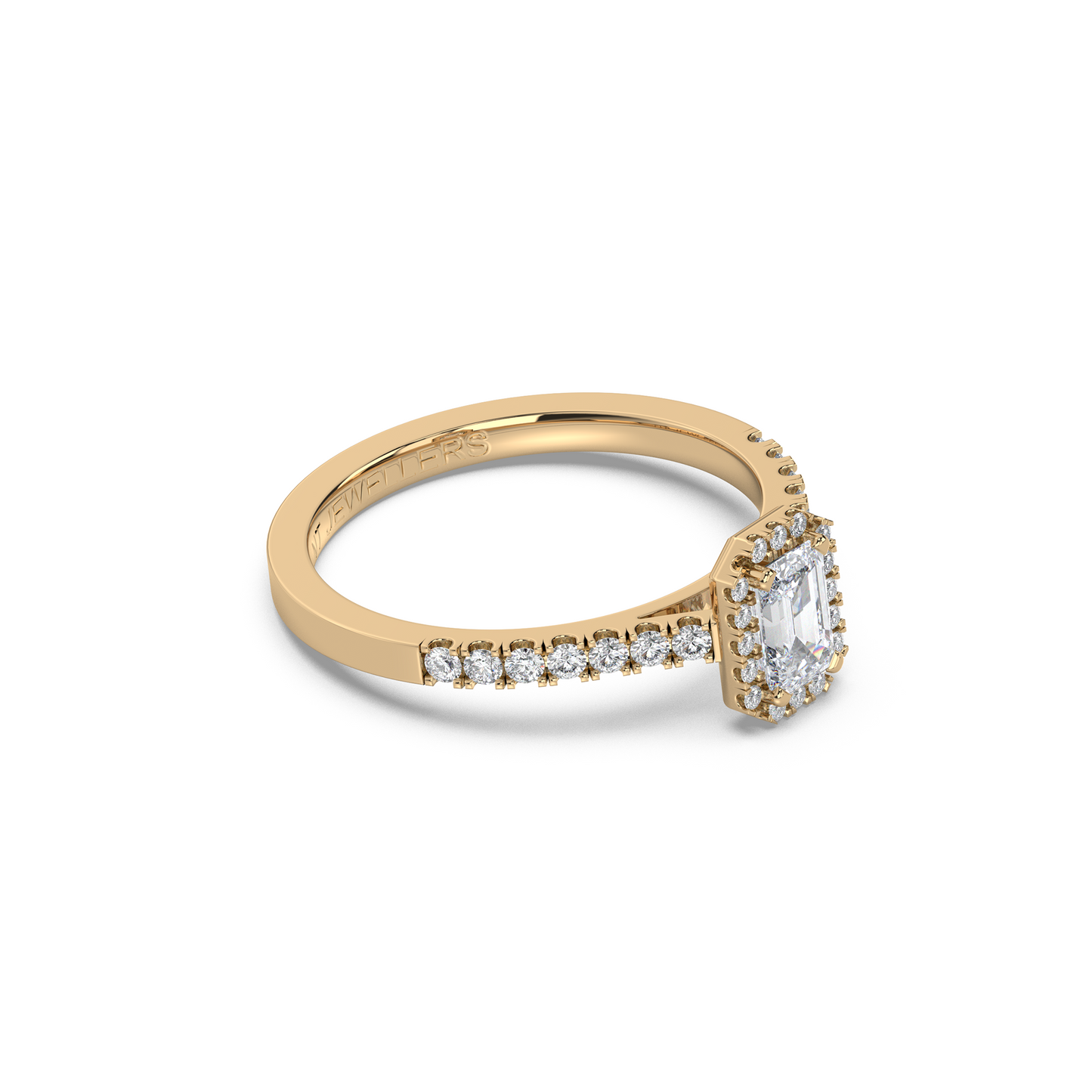 Halo Ring Emerald Luxe - NT JEWELLERS