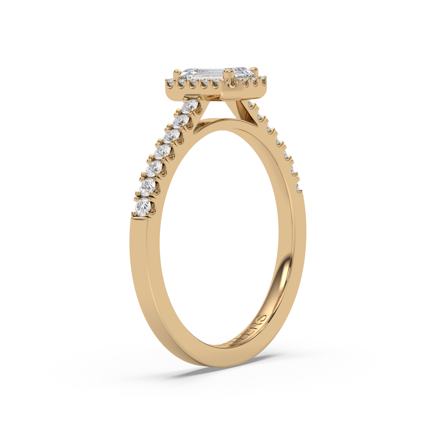 Halo Ring Emerald Luxe - NT JEWELLERS