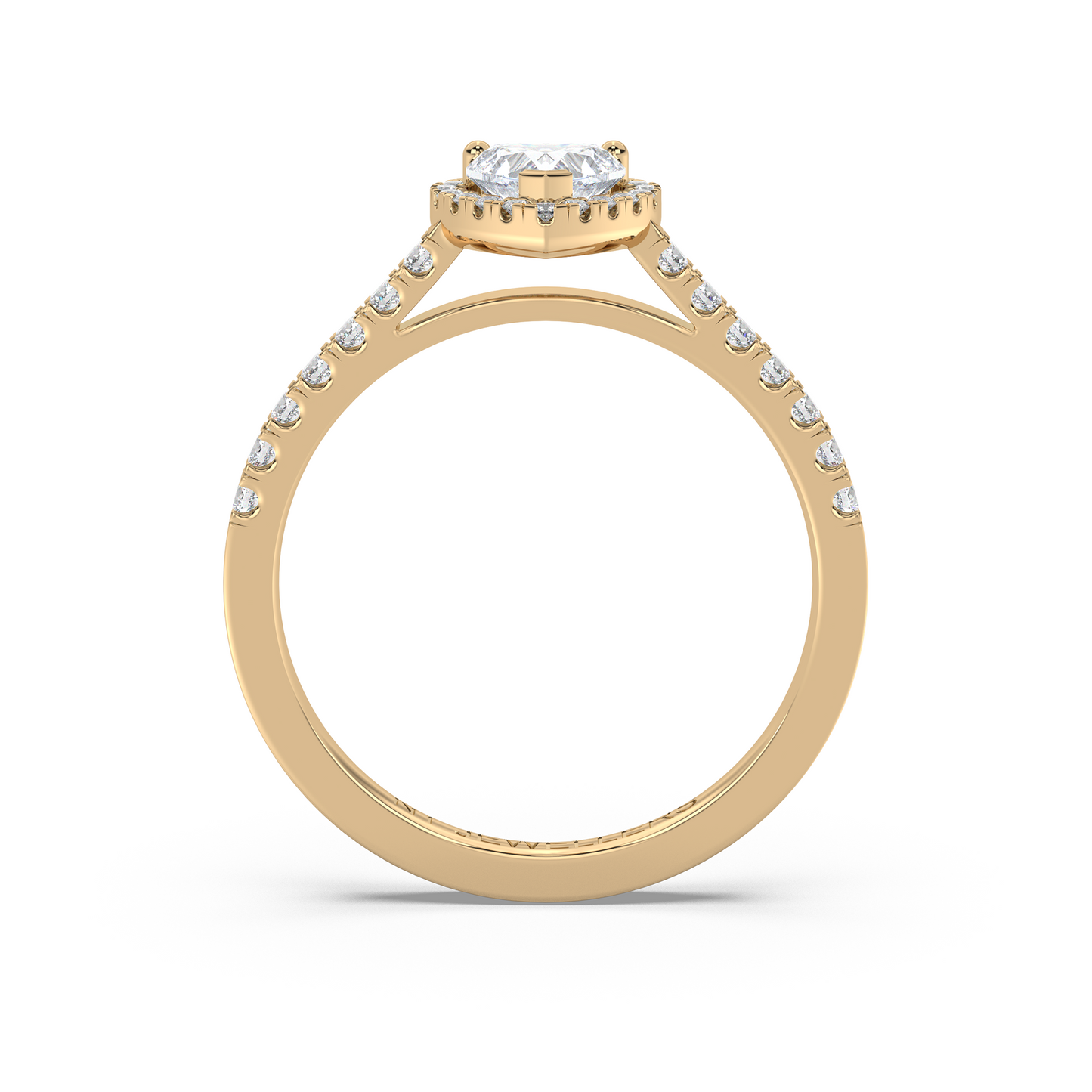 Halo Ring Heart Luxe - NT JEWELLERS
