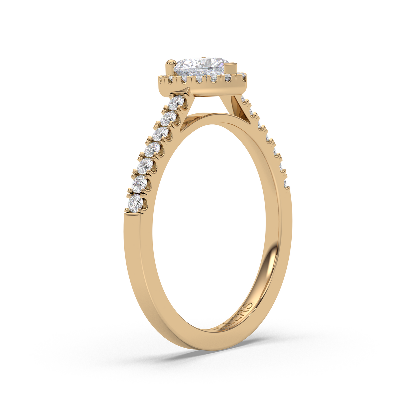 Halo Ring Heart Luxe - NT JEWELLERS