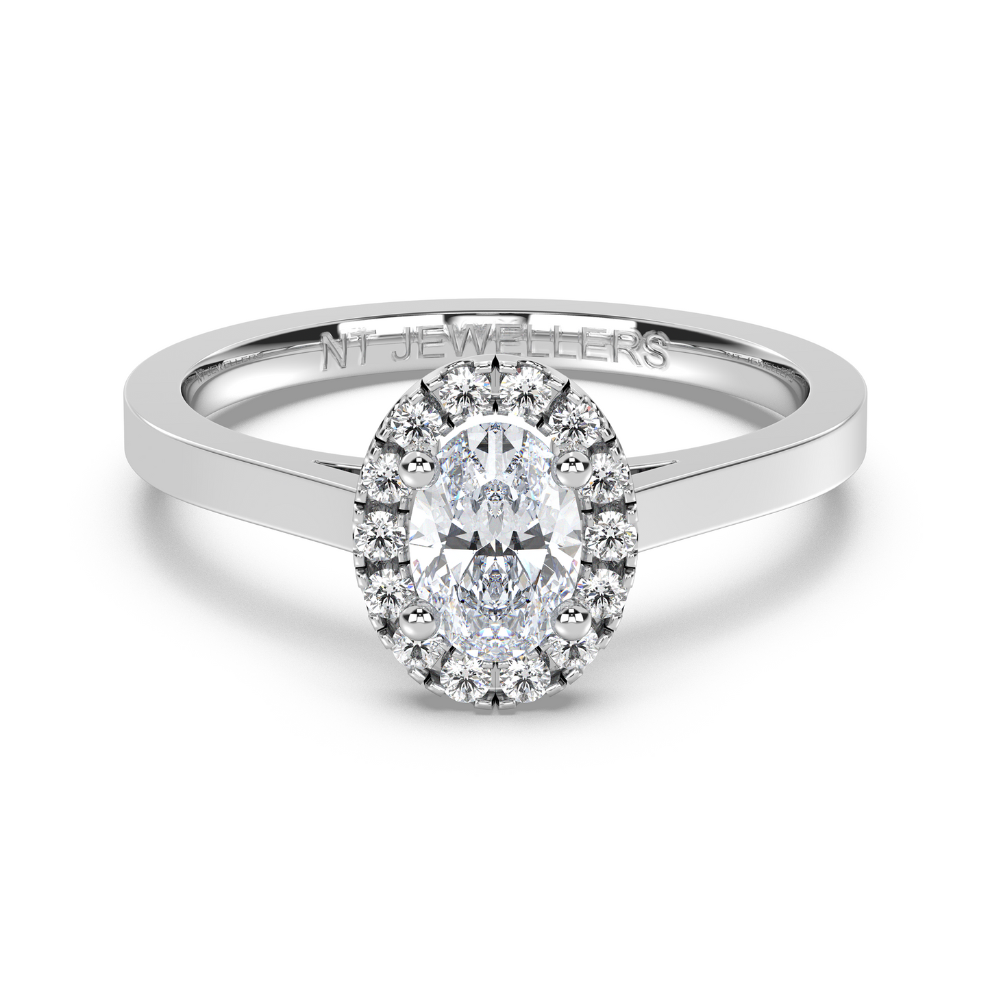 Halo Ring Oval