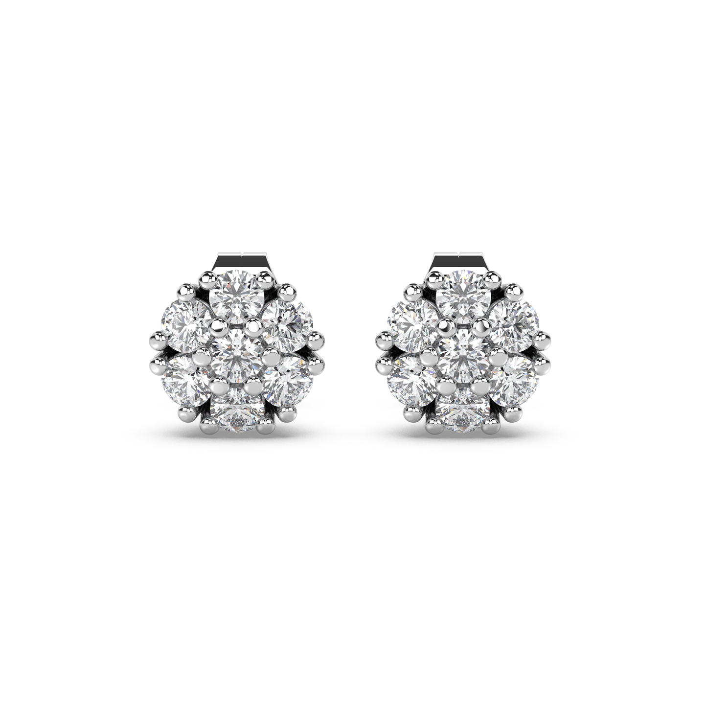 Honeycomb Earring Large 7mm - NT JEWELLERS