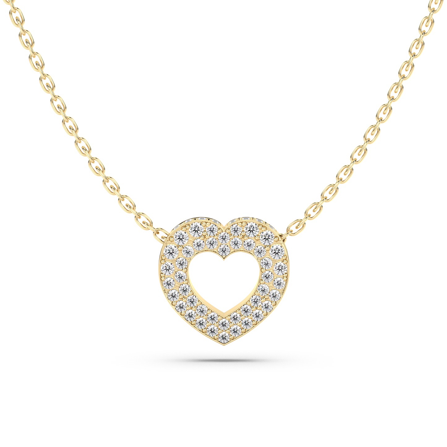 Pavé Heart Necklace - NT JEWELLERS