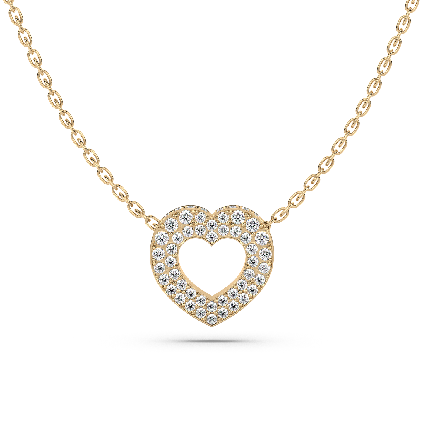Pavé Heart Necklace - NT JEWELLERS