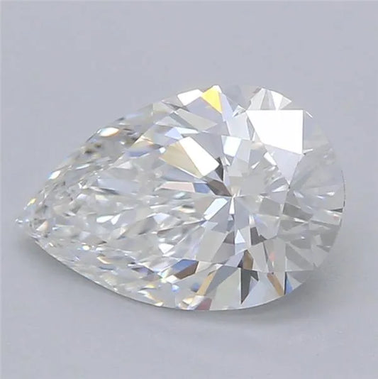 0.83ct Pear Lab Grown Diamond (Colour D, Clarity VVS2, Cut EX, IGI Certified)