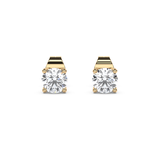 Solitaire Earring Brilliance Round - NT JEWELLERS