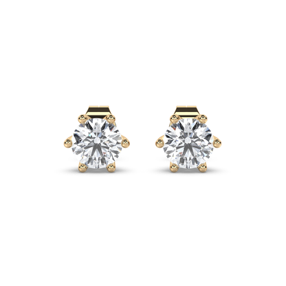 Solitaire Earring Brilliance Round