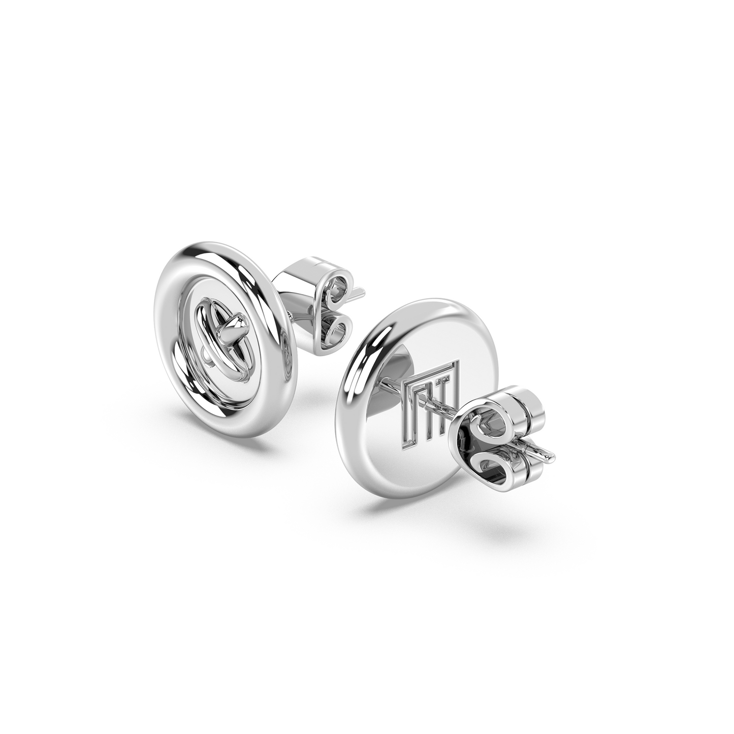 CLASSIC BUTTON EARRING STUD