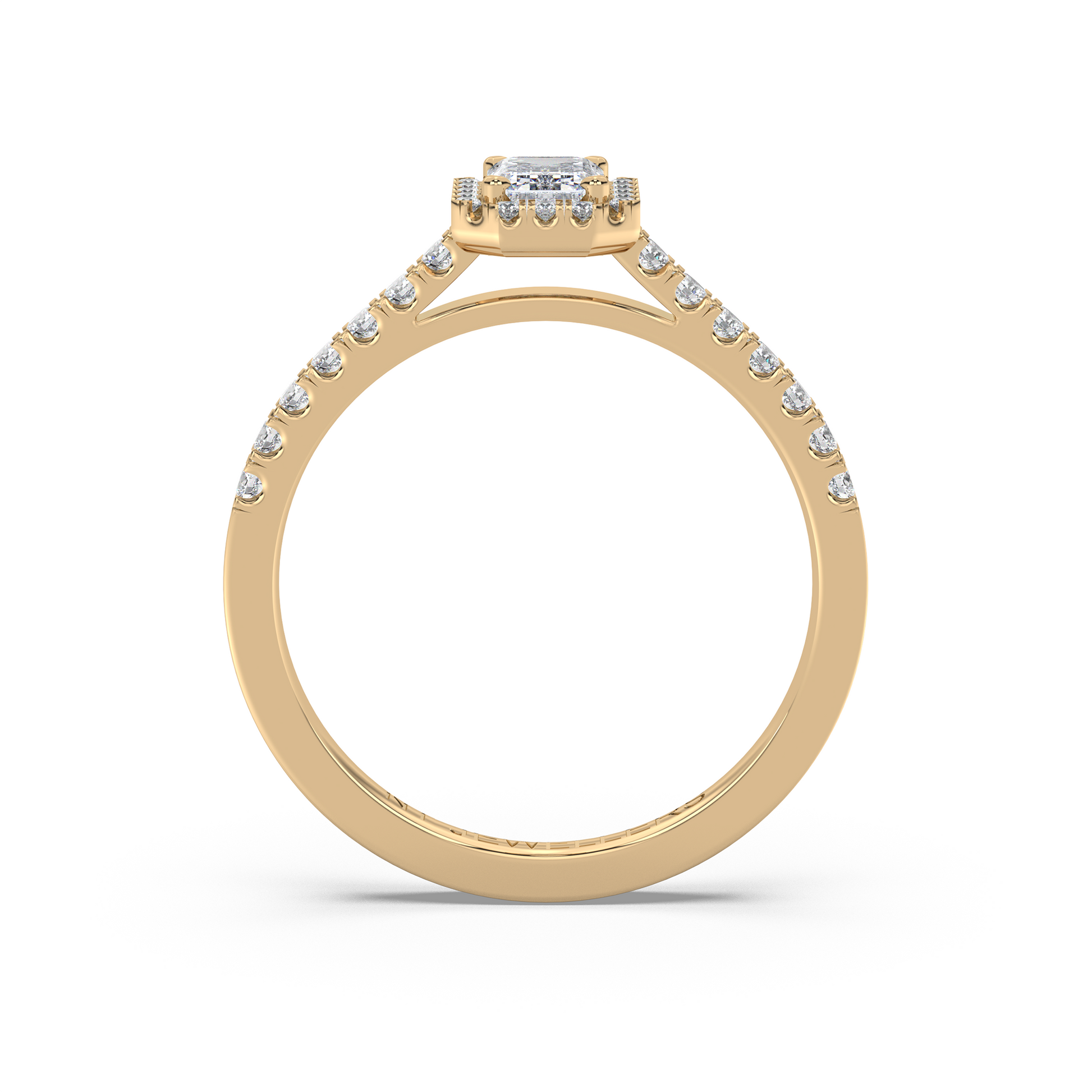 Halo Ring Emerald Luxe - NT JEWELLERS