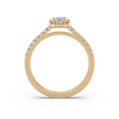 Halo Ring Emerald Luxe - NT JEWELLERS