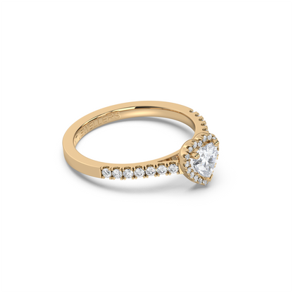 Halo Ring Heart Luxe - NT JEWELLERS