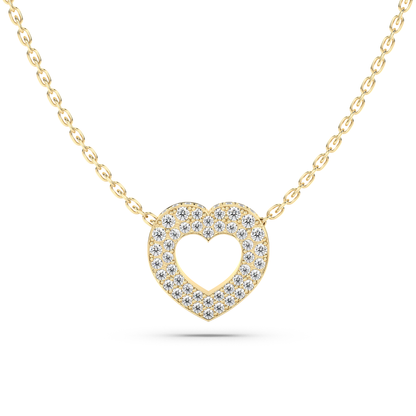 Pavé Heart Necklace - NT JEWELLERS
