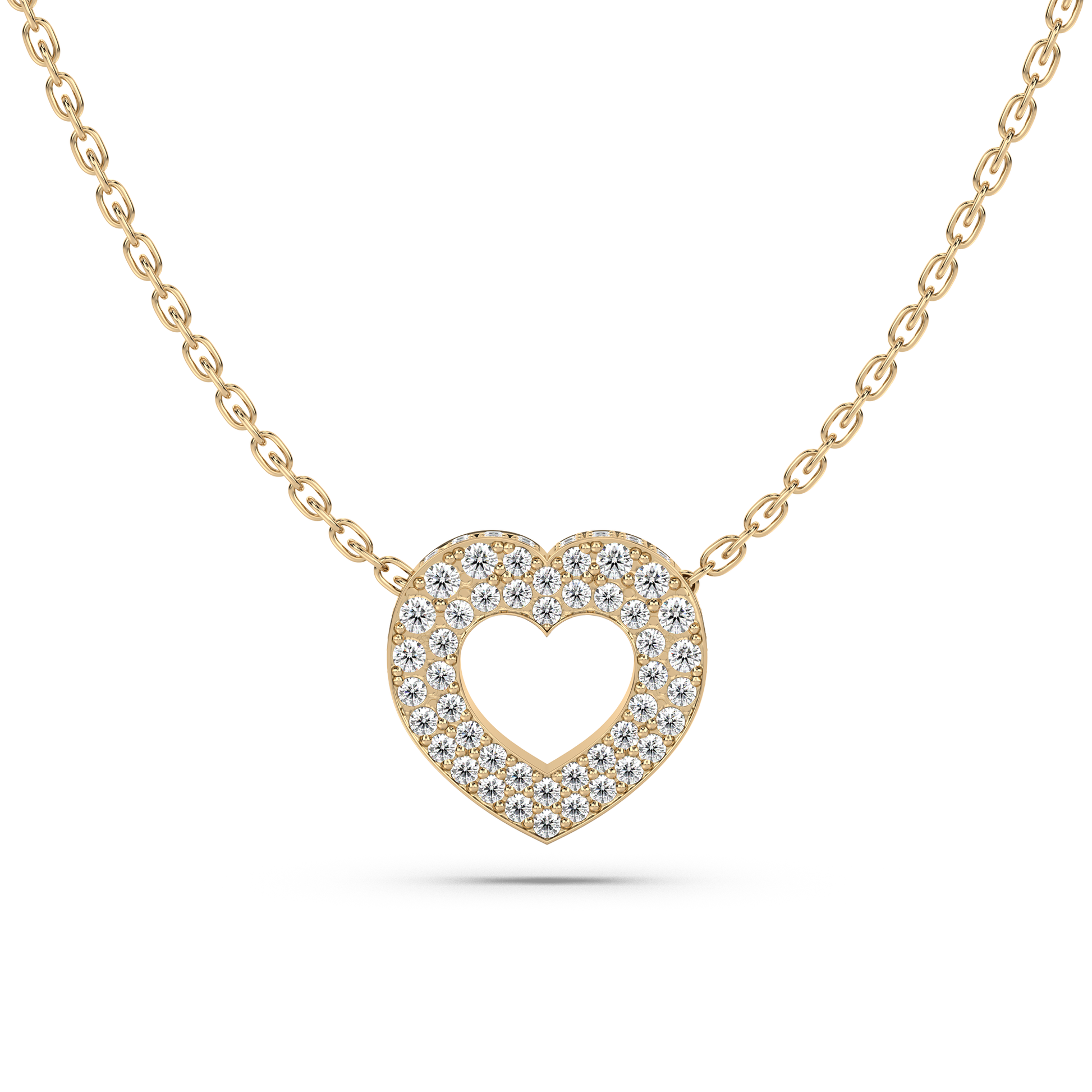 Pavé Heart Necklace - NT JEWELLERS