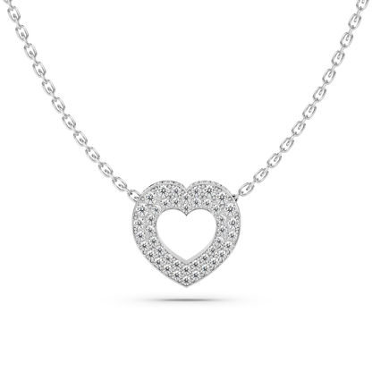Pavé Heart Necklace - NT JEWELLERS