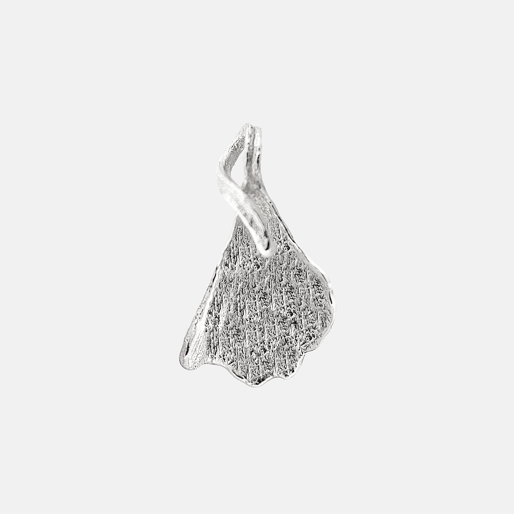 Ginkgo Pendant Silver - NT JEWELLERS